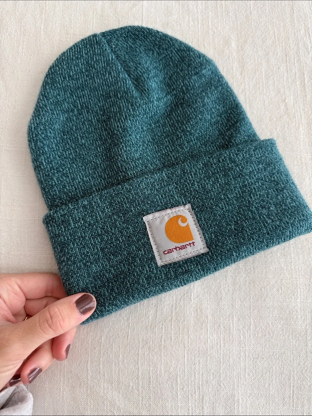 Carhartt Teal Cuffed Beanie